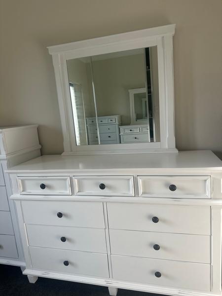white dresser mirror | Dressers & Drawers | Gumtree Australia Local  Classifieds