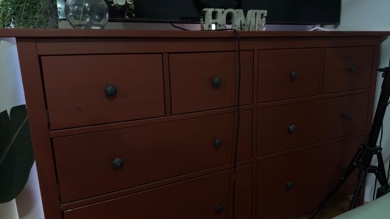 hemnes 8 drawer dresser red brown Ikea Hemnes Red Dresser 8 Drawers #4193