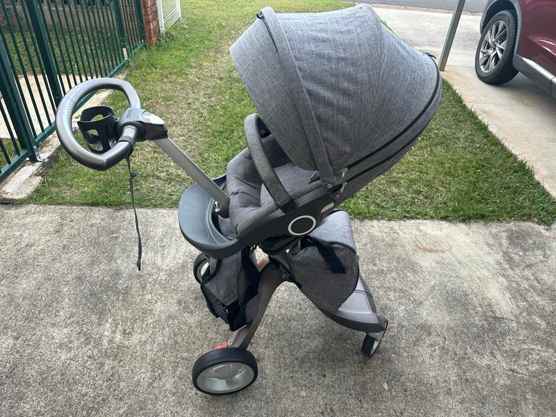 uppababy loic 2018 CRUZ Stroller- (White/Silver/Saddle Leather) Baby Products Uppababy Stroller Uppababy Vista Size:5 ft x 10 ft  | One Piece | With Header front wheel ebike kit