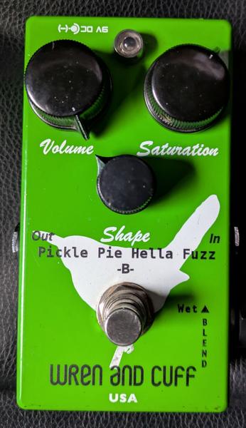 Wren And Cuff Pickle Pie Hella Fuzz B Bass Distortion Pedal