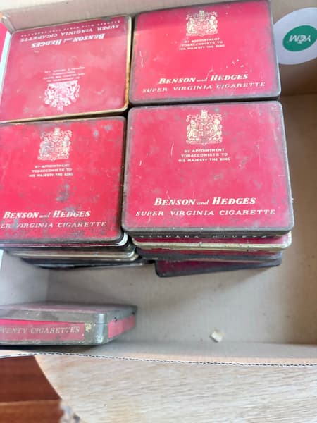 benson and hedges super virginia cigarette tin - Benson and Hedges Vintage Benson & Hedges Advertising