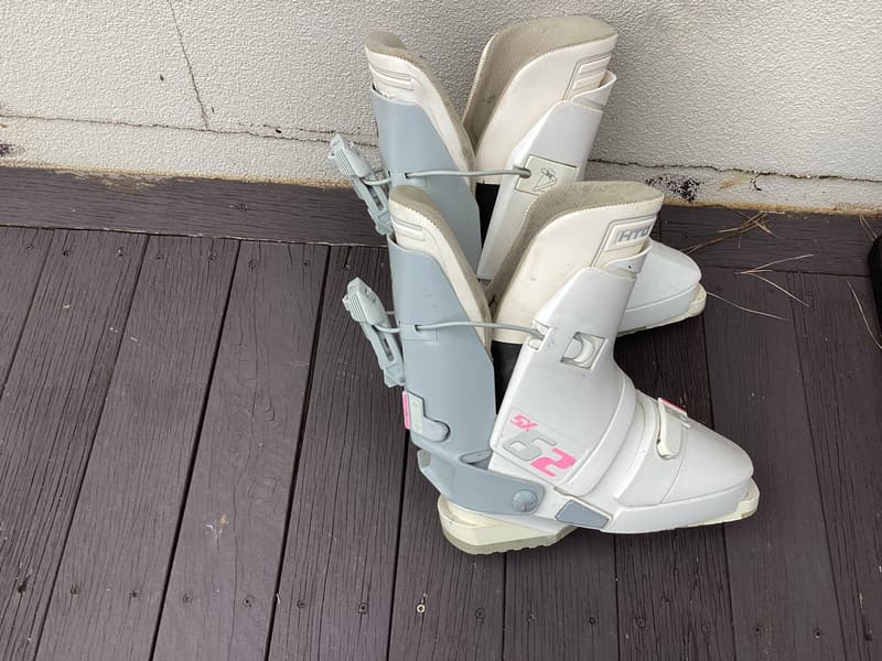 pair of adult salomon sx72 ski boots Select HV 70 2025 The Custom Shell HD and Coreframe 360° construction lets you customize the cuff Salomon X-Adventure 8 XA Boot