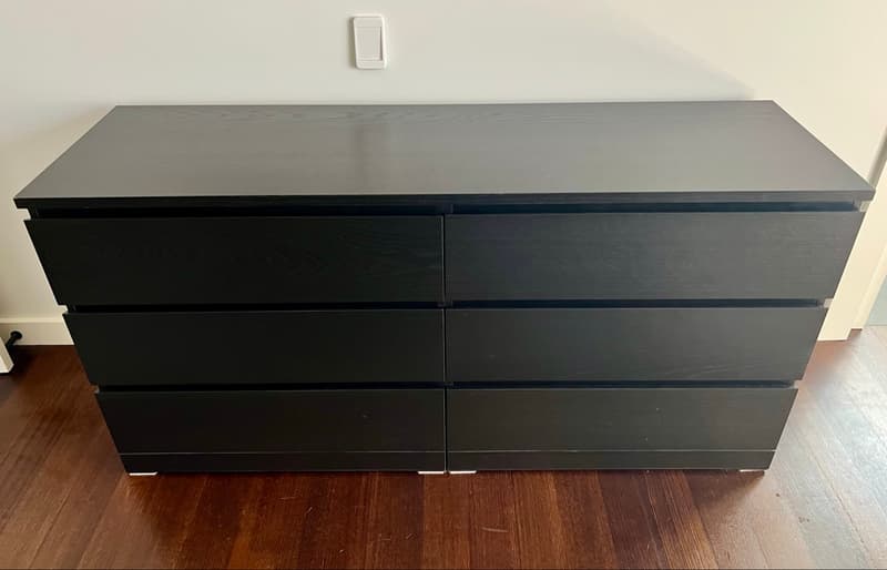 princess polly baby blue dress 𝐼𝒦𝐸𝒜 𝒟𝓇𝑒𝓈𝓈𝑒𝓇 𝒟𝐼𝒴✨ - IKEA Malm Dresser
