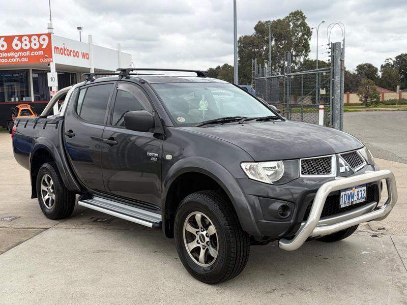 2012 Mitsubishi Triton MN MY12 GL-R Utility Double Cab 4dr Man 5sp 4x4 969kg 2.5DT All Wheel Drive