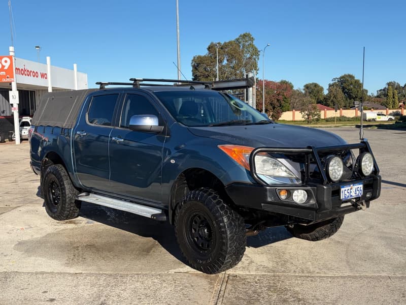 2012 Mazda BT-50 UP0YF1 XTR Utility Dual Cab 4dr Spts Auto 6sp 4x4 1097kg 3.2DT All Wheel Drive