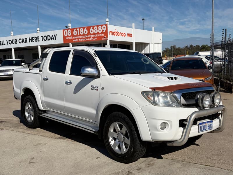 2010 Toyota Hilux KUN26R MY10 SR5 Utility Dual Cab 4dr Auto 4sp, 4x4 880kg 3.0DT All Wheel Drive