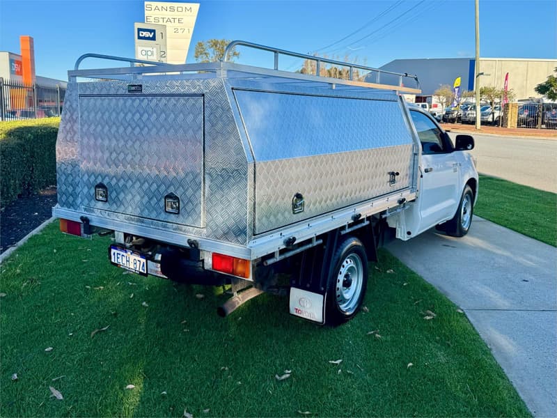 2012 Toyota Hilux WORKMATE TGN16R MY12 REAR WHEEL DRIVE photo 2