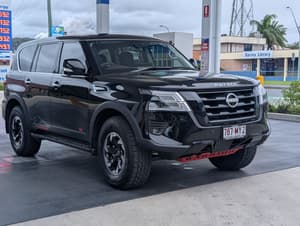 2025 NISSAN PATROL WARRIOR (4x4) V8 BLACK NEAR NEW