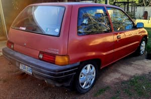 1990 DAIHATSU CHARADE TS 5 SP MANUAL 3D HATCHBACK, 5 seats All Others