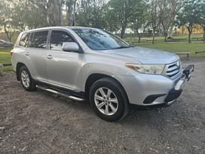 2013 TOYOTA KLUGER KX-R (FWD) 7 SEAT 5 SP AUTOMATIC 4D WAGON