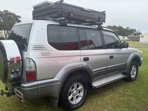 2001 Toyota Prado GXL diesel, 5x4 trailer, rooftop tent 