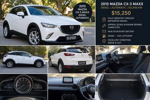 2015 Mazda CX-3 Maxx Diesel | Automatic | 132,900 km | $15,250