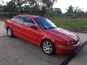 2002 JAGUAR X TYPE RED