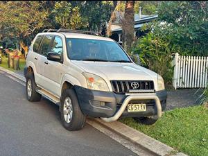 2008 TOYOTA LANDCRUISER PRADO GX (4x4) 6 SP MANUAL 4D WAGON