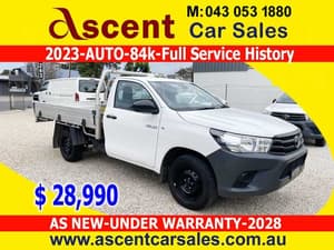 2023 Toyota Hilux WORKMATE 6 SP AUTOMATIC FULL SERVICE HISTORY