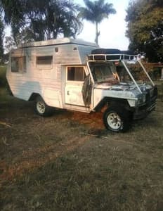 Land Rover Series 2 camper.