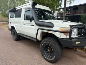 2012 TOYOTA LANDCRUISER WORKMATE TROOPCARRIER VDJ78R OVERLANDER
