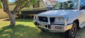1999 TOYOTA LANDCRUISER (4x4) 5 SP MANUAL 4x4 4D WAGON