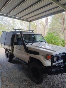 1998 TOYOTA LANDCRUISER (4x4) 5 SP MANUAL 4x4 C/CHAS