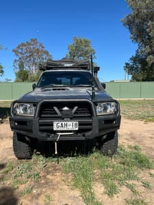 1998 NISSAN PATROL GU 5 SP MANUAL 4x4 4D WAGON, 7 seats