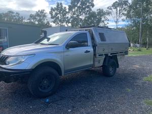 2015 MITSUBISHI TRITON GLX (4x4) 6 SP MANUAL C/CHAS