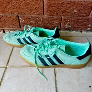 adidas gazelle silver green womens Adidas GAZELLE W SHOES ID7056  Kick Theory