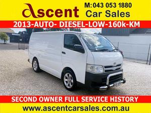 2013-Toyota- HIACE-AUTO-TURBO-DIESEL-COMPANY OWNER-FULL HISTORY