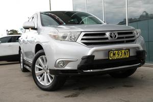 2011 Toyota Kluger GSU40R MY11 Upgrade Grande (FWD) Silver Pearl 5 Speed Automatic Wagon
