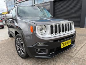 2016 JEEP RENEGADE LIMITED WITH 27/05/2027 REGO