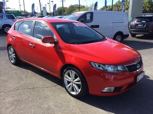 2011 Kia Cerato TD MY11 SLi Red 6 Speed Sports Automatic Hatchback