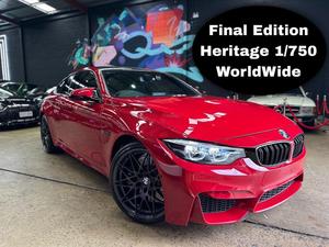 2020 BMW M4 Edition M Heritage F82 LCI Auto