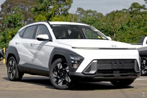 2025 Hyundai Kona SX2.V2 MY25 Hybrid D-CT 2WD White 6 Speed Sports Automatic Dual Clutch Wagon