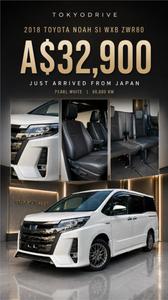 2018 Toyota NOAH SI WXB ZWR80