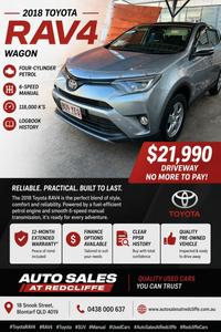 2018 Toyota RAV4 GX ZSA42R