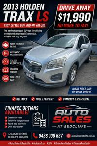 2013 Holden Trax LS TJ