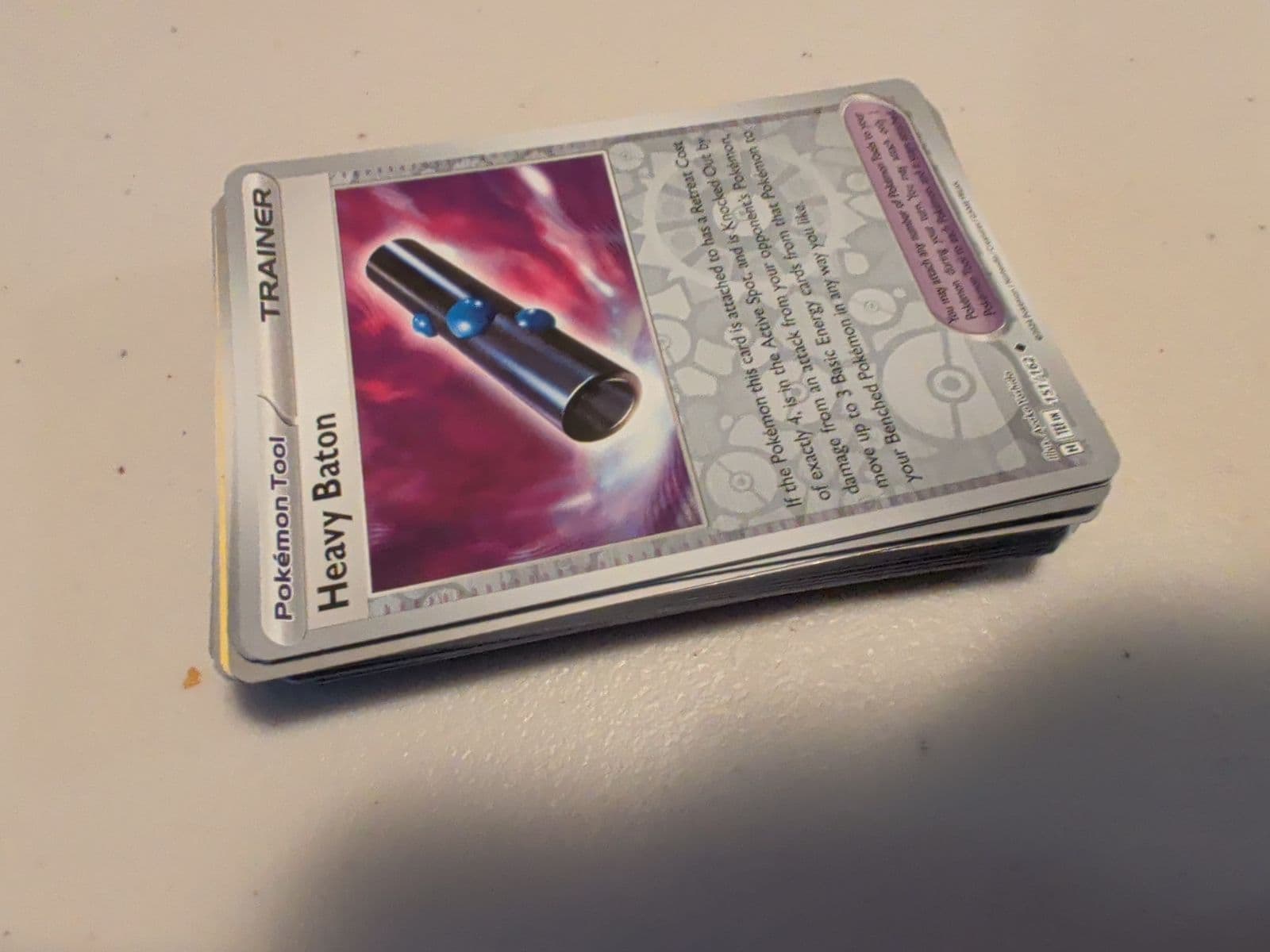 heavy baton pokemon card MVT 55 Black Pokemon Cards Collection in Spanish with Pokemon V, VMAX, DX,  GX and EX Cards High Power Cards, Collector's Edition Box (Black) :  Amazon.ae: Toys main image 0
