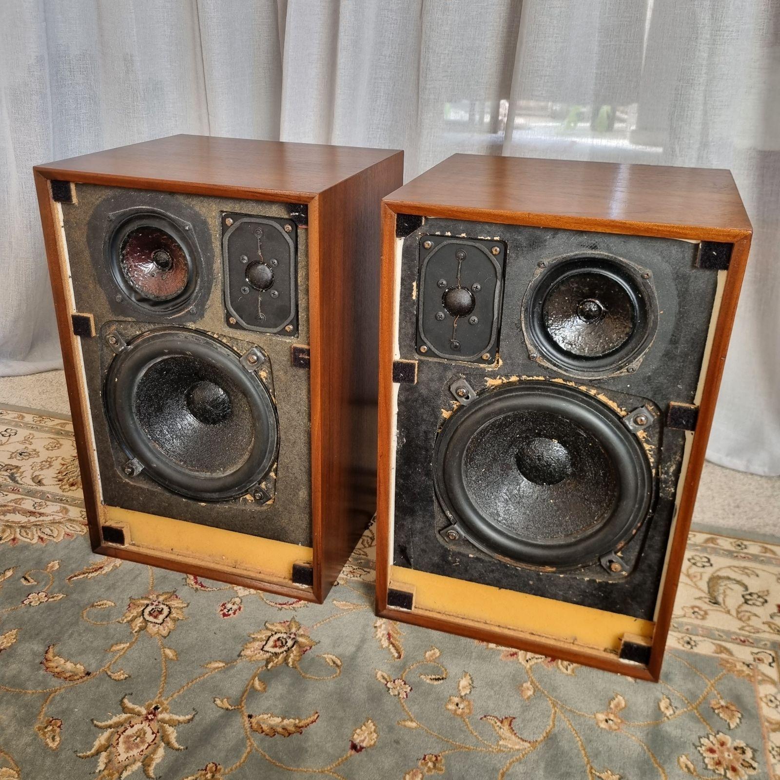 Paire D'enceintes Akai SW-180 Vintage 3 Voies – Japon 1973-74 – Occasion