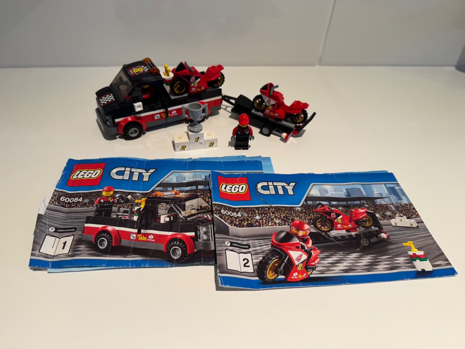LEGO Racing Bike Transporter (60084) – complete with instructions