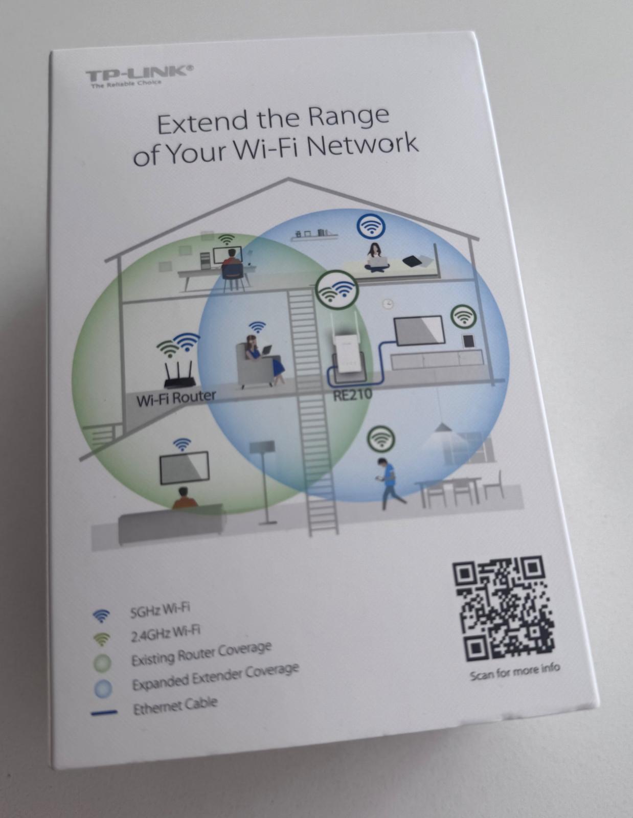 TP-LINK Wi-Fi Range Extender - RE210 image 5