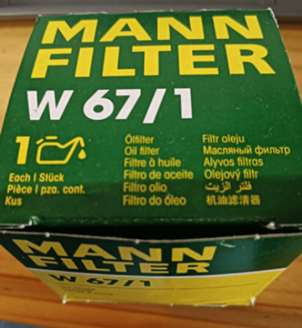 Trailers Shepparton Tiida oil filter x2 Mann brand W 67/1 | Oil, Coolant & Liquids ...