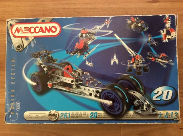 Meccano Computer MECCANO SET BUILDS 20 MOVING MODELS WITH 3 VOLT MOTOR - Other ...