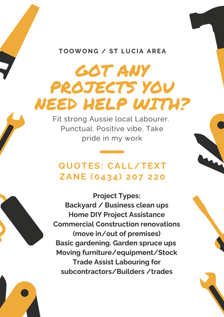Trade Assist Labourer / General Labourer available for work | Labourer ...