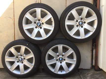 BMW 4x 8x 17in Star Spoke Style 44 rims & 4x tyres | Wheels, Tyres ...