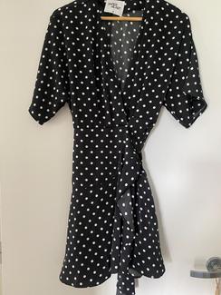 women's black and yellow dress Paper Heart Sabrina Skirt