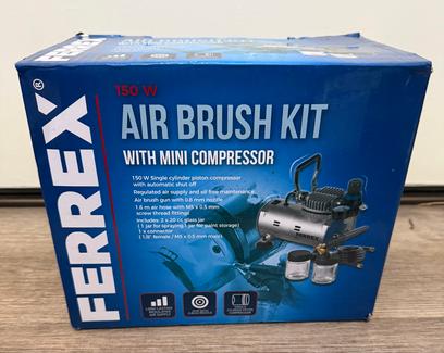 Brand New Sealed FERREX Air Brush Kit with Mini Compressor - Other ...