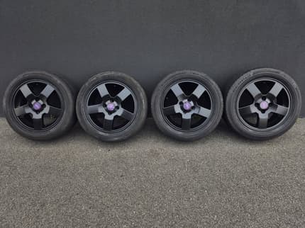 15inch CSA Wheels 4x100 pcd - Bridgestone 185/55/15 Tyres 70% Tread ...
