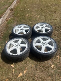 22 inch white Simmons wheels and tyres | Wheels, Tyres & Rims | Gumtree ...
