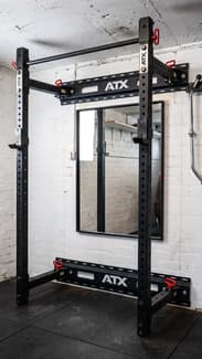 Wall Barbella Rack Complete ATX Home Gym Package - 135kg Weights, Squat Rack & Barbells ...