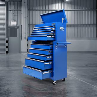 Heavy Duty Steel Multi Drawer Garage Tool Trolley Cabinet Lockable Rol ...