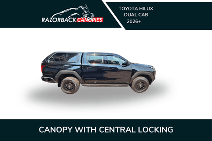 RAZORBACK UTE CANOPY - TOYOTA HILUX DUAL CAB 2026 ONWARDS | Auto Body ...